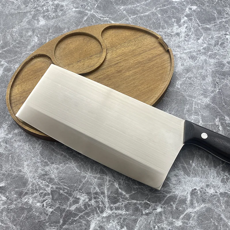 8.3 Inch Slicing Knife Welding APZ10 Powder Steel Blade Wood Handle Chef Cleaver Meat Cutting Vegetables Handmade Kitchen Knives