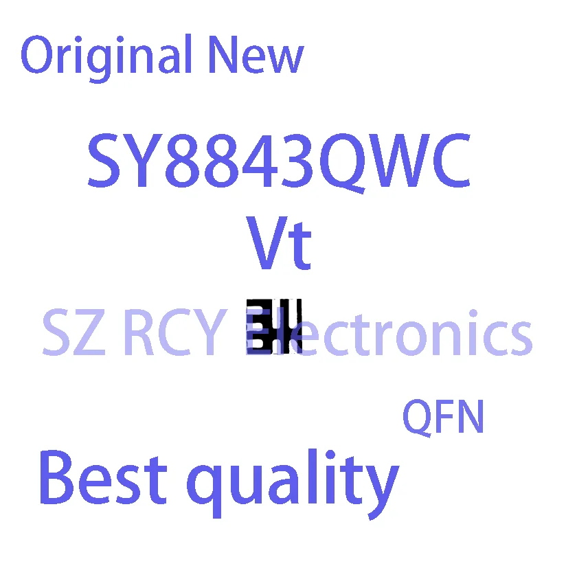 (5 PCS)NEW SY8843QWC SY8843 Top Mark Vt QFN IC Chip electronic