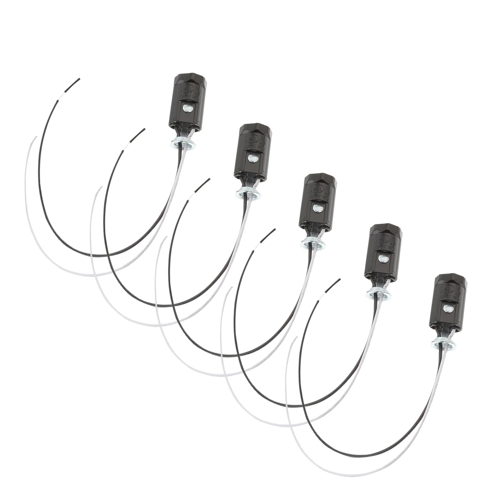 

5pcs Bakelite Lamp Holder E12 Thread Ceiling Light Socket Pendant Bulb Base Industrial Style Durable Fixture For