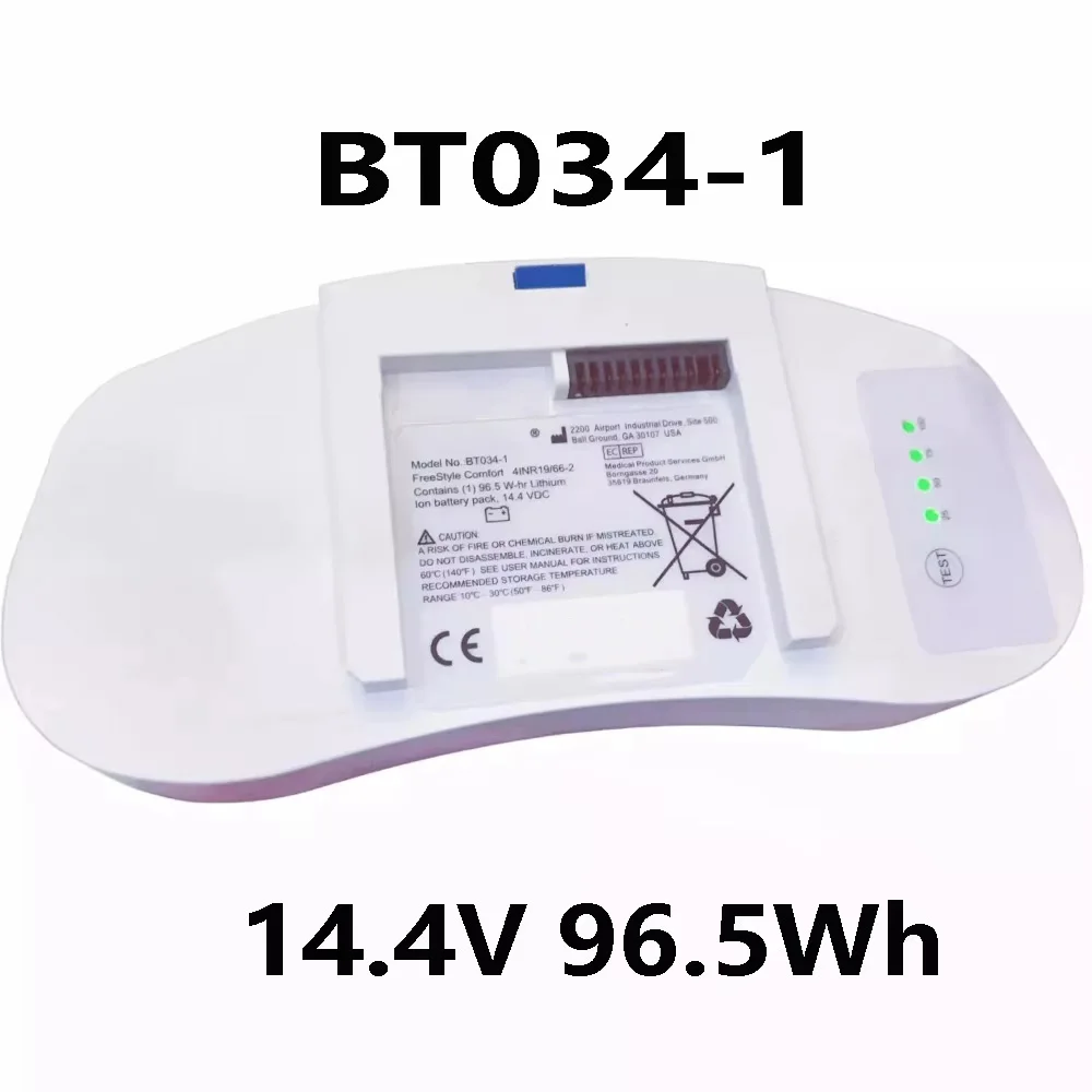 BT034-1 4INR19/66-2 14.4V 96.5Wh Genuine Battery For Caire FreeStyle Trade Comfort Portable Concentrator