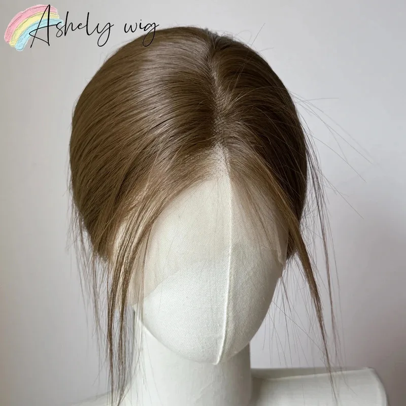 شعر مستعار بني 13*4 باروكة أمامية من الدانتيل للنساء شعر طويل مستقيم جودة عالية مقاومة للحرارة بيروكات صناعية للاستخدام اليومي شعر مستعار كوسبلاي