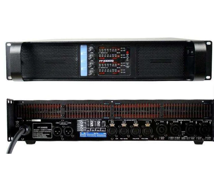FP10000Q Four Channel 4*1350W Digital Power Amplifier and FP20000Q  2200W*4 Digital Power Amplifier