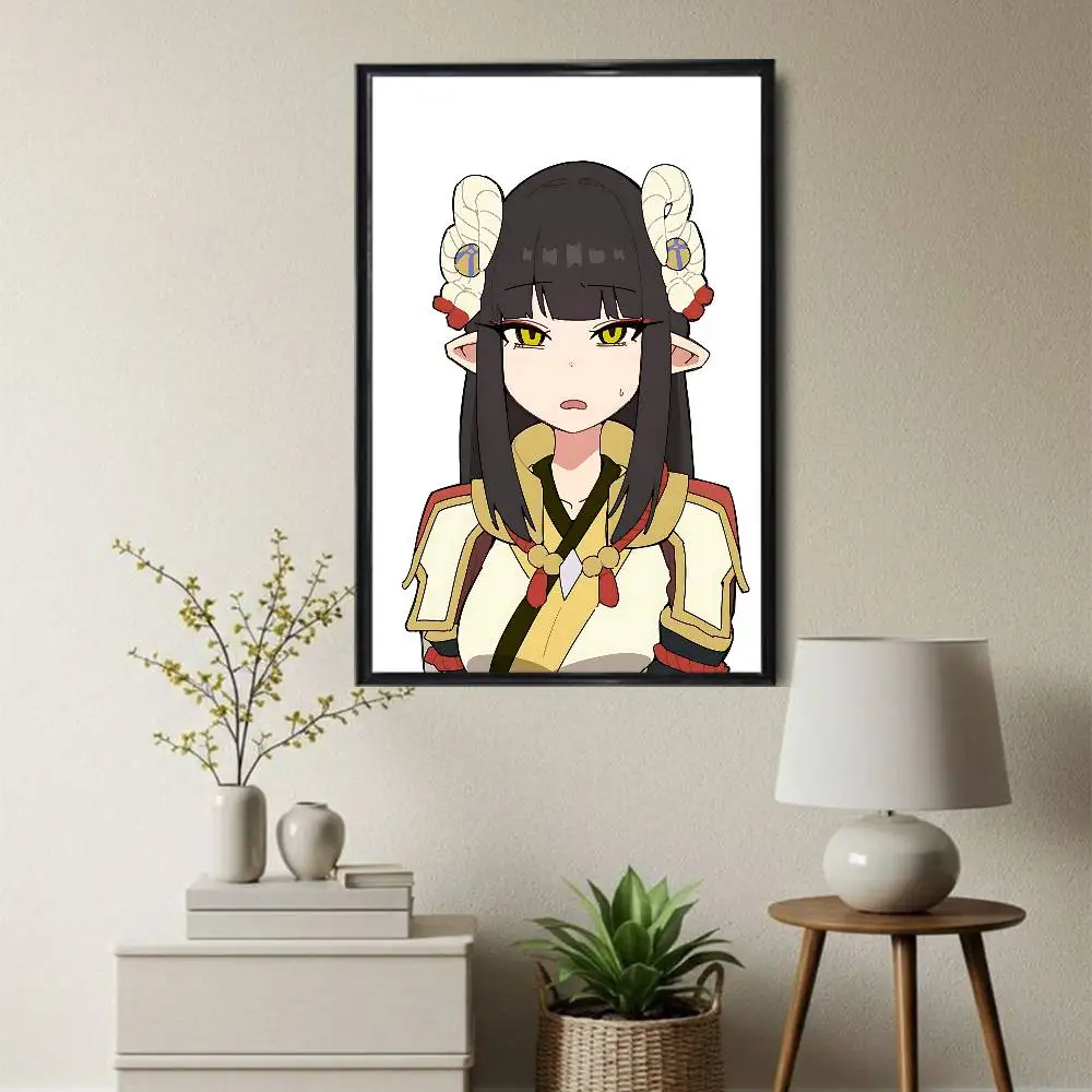 Hinoa game Minoto Hunter Rise Poster Prints Wall Art Picture Painting Gift Living Room Restaurant Bar Large Dec Sticker