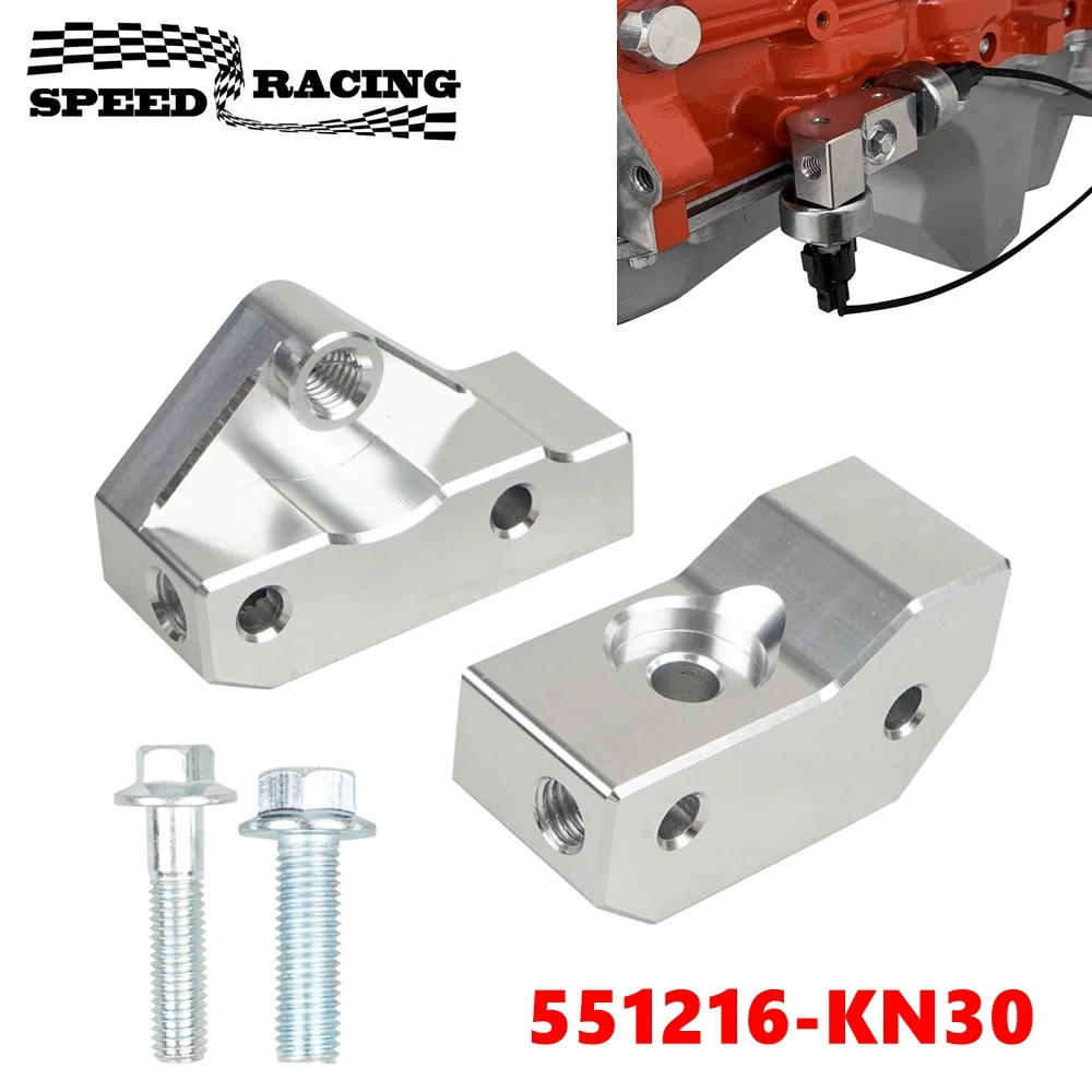 Knock Sensor and Hardnesses Relocation Bracket Kit for GM LS Gen III Engines LS1 LM7 LR4 LQ4 LS6 L59 LQ9 LM4, 551216-KN30