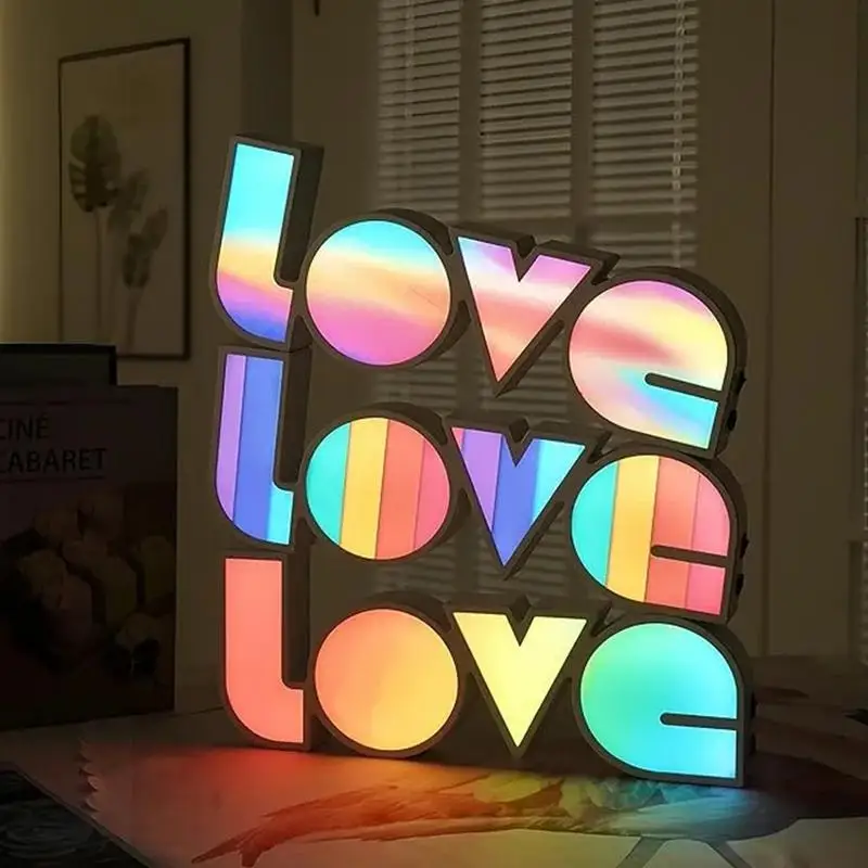 

LED LOVE Light Wedding Decoration Mothers Day Gift Bride To Be Decoration Party Wedding Decor Bridesmaid Gift Party Supplies