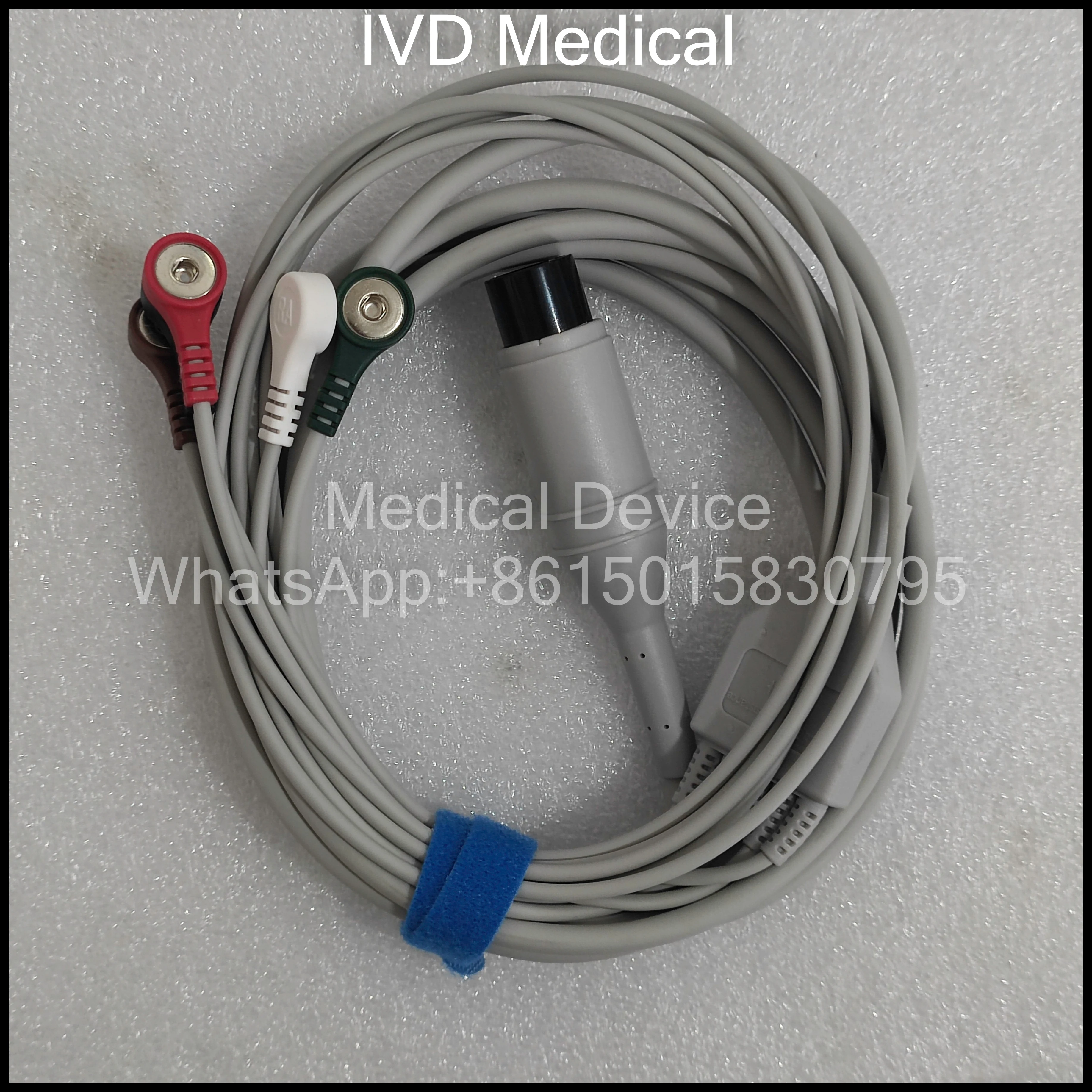 

Mindray EA6151B ЭКГ-кабель — 6-контактный 5-проводной кабель ЭКГ, AHA, Defib-P 0010-30-43116