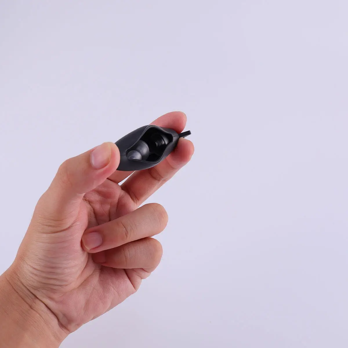 1Set Noise Reduction Ear Plugs Black Silicone Case Black Filter Transparent Silicone Line Hearing Protection Earplugs