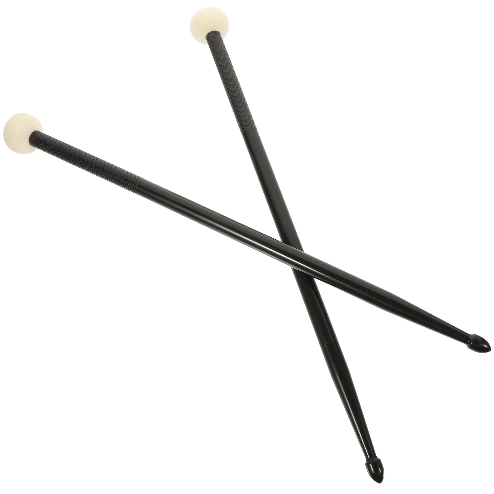 

1 Pair Double-End Drum Sticks Smooth Surface Lightweight Nylon Percussion Tools For Beginners Music Instrument