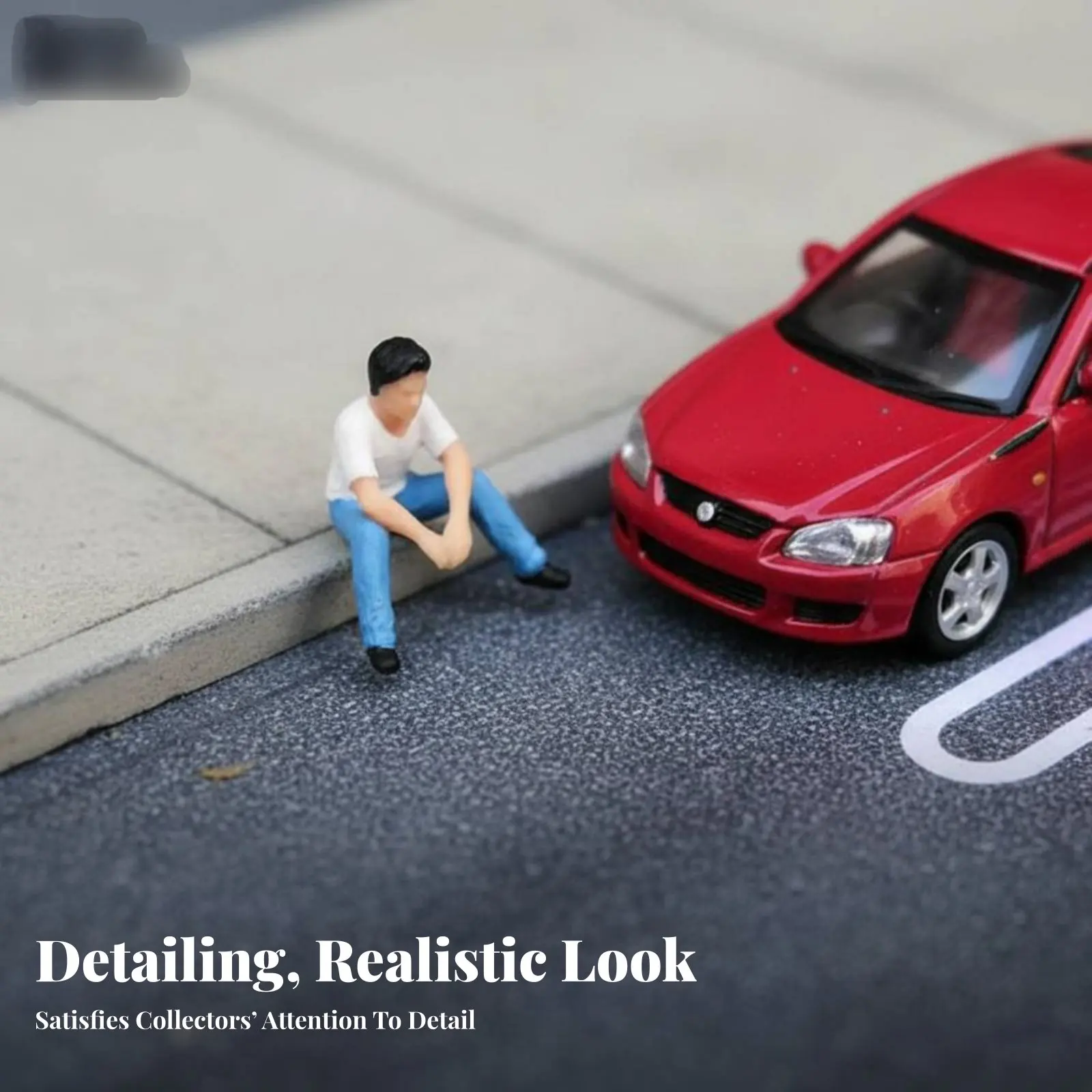 

1:64 Scale Figure Hand Painted 1:64 Miniature Scale People Japanese Student Miniature Highly Detailed Model Car Miniature Scene