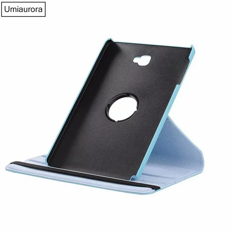 

Чехол-книжка из искусственной кожи для Samsung Galaxy Tab A6 10.1 дюймов 2016 T580 T585 SM-T580 SM-T585N, с вращающейся на 360 градусов подставкой