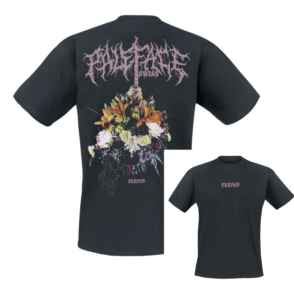 Withering Flower Paleface Swiss Band T-Shirt 100% Cotton Graphic Tee Men Women Summer Streetwear Top