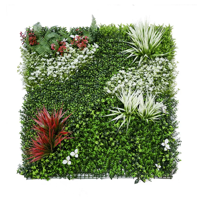Outdoor Panels Grass Fence Artificial Plant Wall Plastic Plant Grass Wall Backdrop Panel Artificial Green Plant Grass Wall