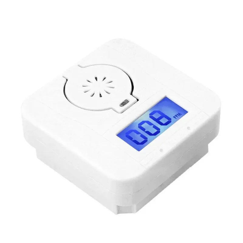 1pcs Co Carbon Monoxide Smoke Detector Alarm Poisoning Gas Warning Sensor Security Poisoning Alarm Lcd Photoelectric Detectors