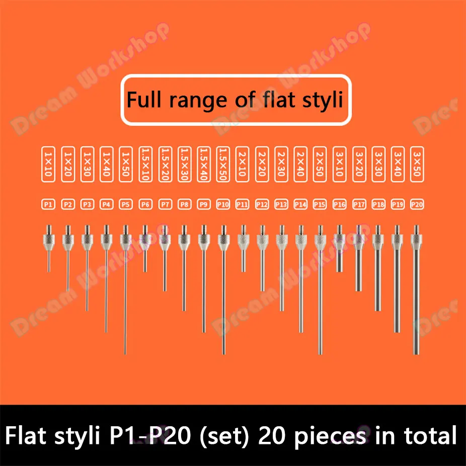 1Set M2.5 Dial Indicator Contact Point Dial gauge Stylus Micrometer Head Measuring Probes