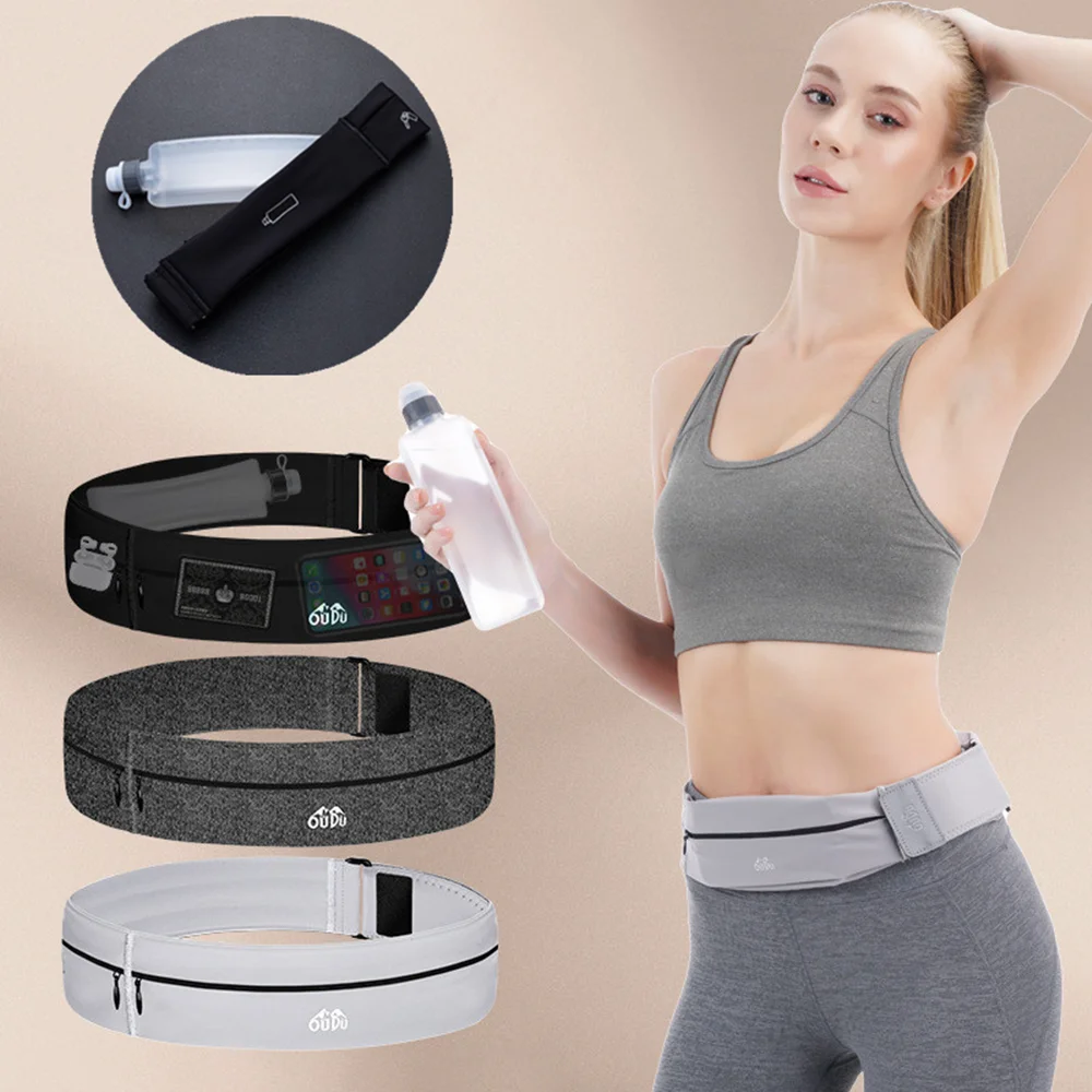 Sports Waist Pack Fanny Pack Wallet Adjustable Men Women Running Pouch Belt Portable Phone Holder Gym Bum Bag