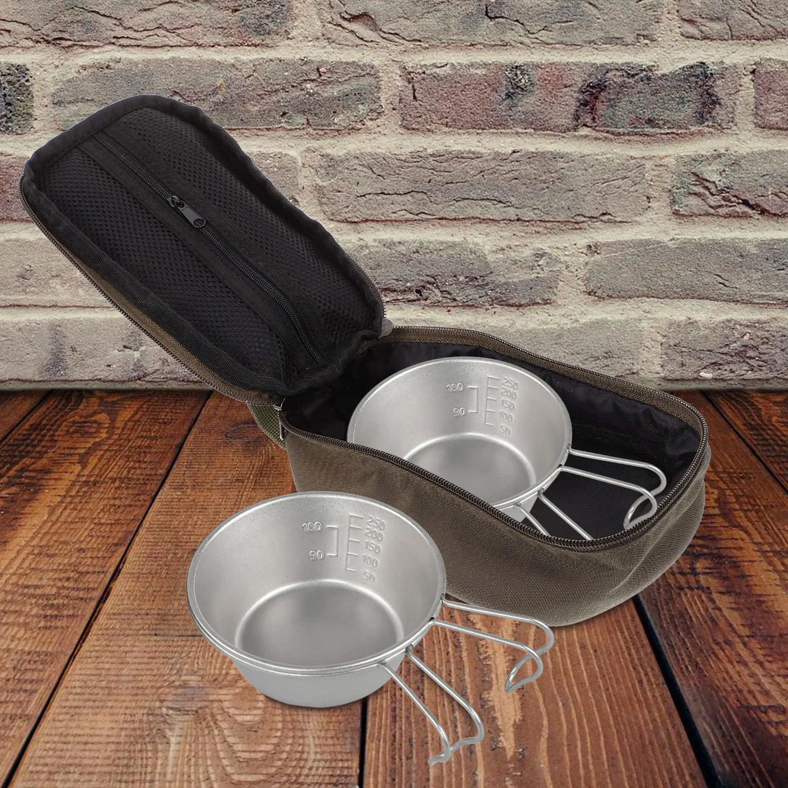 حقيبة أدوات المائدة للتخييم ذات سعة كبيرة من قماش أكسفورد حقيبة تخزين متعددة الوظائف منظم أدوات المائدة للنزهات الخارجية و