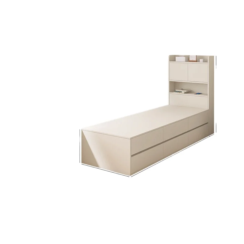 LMM solid wood ecological board bay window splicing combination bed small apartment storage tatami bed