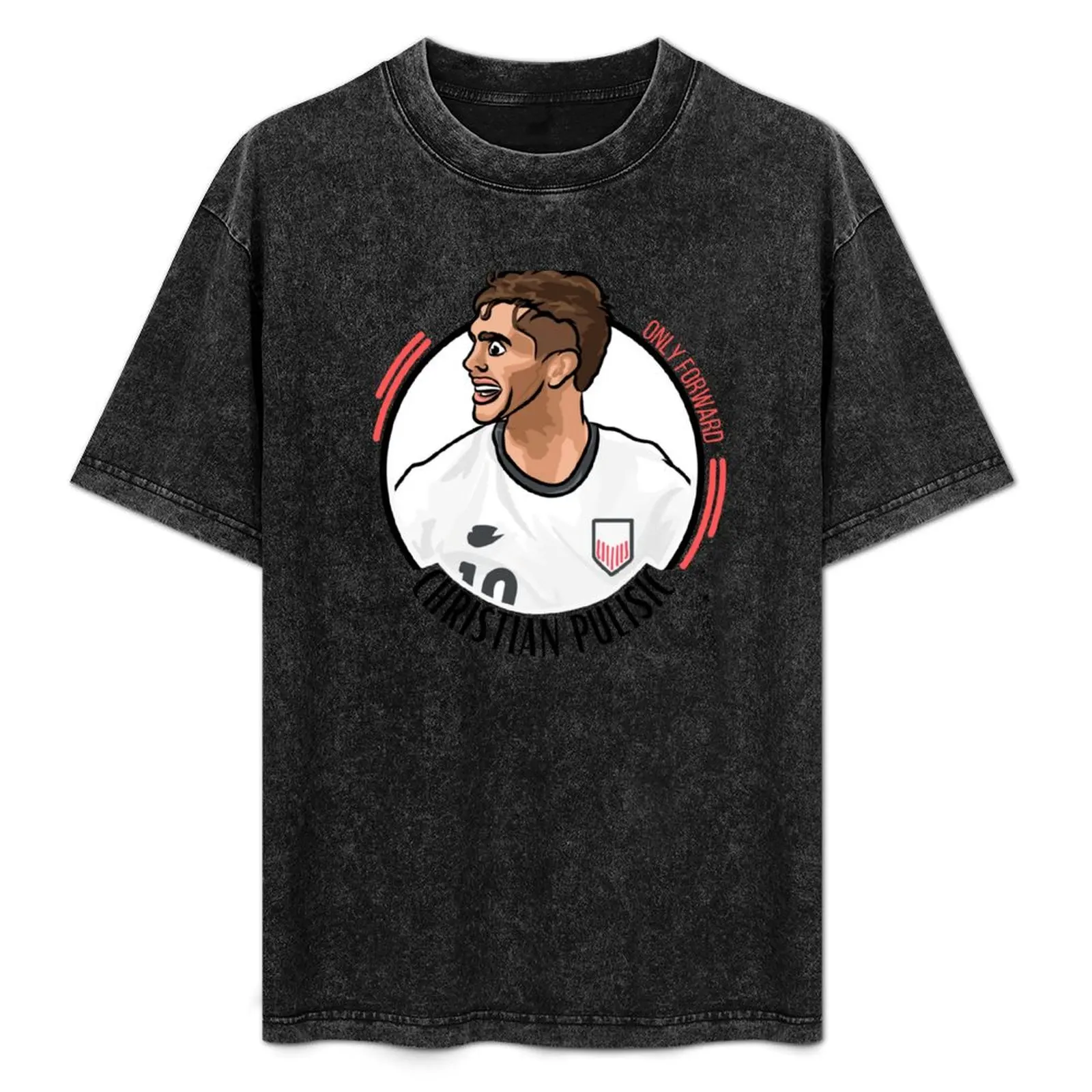 

Christian Pulisic T-Shirt oversized shirts graphic customizeds blue archive mens graphic t-shirts big and tall