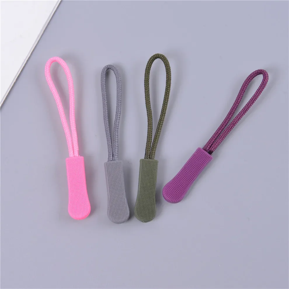 10/20pcs Zipper Pull Puller End Fit corda Tag Clip di ricambio fibbia rotta Fixer Zip Cord Tab borsa da viaggio valigia tenda zaino