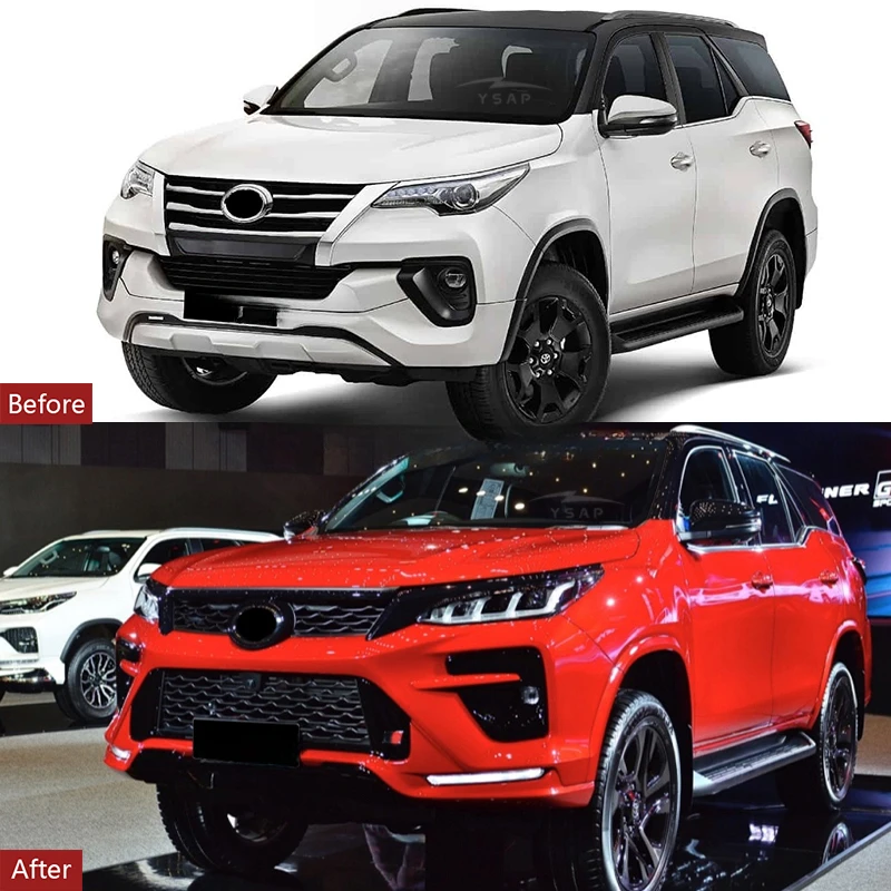 Car accessories auto body parts 2021 Fortuner Legender GR upgrade body kit