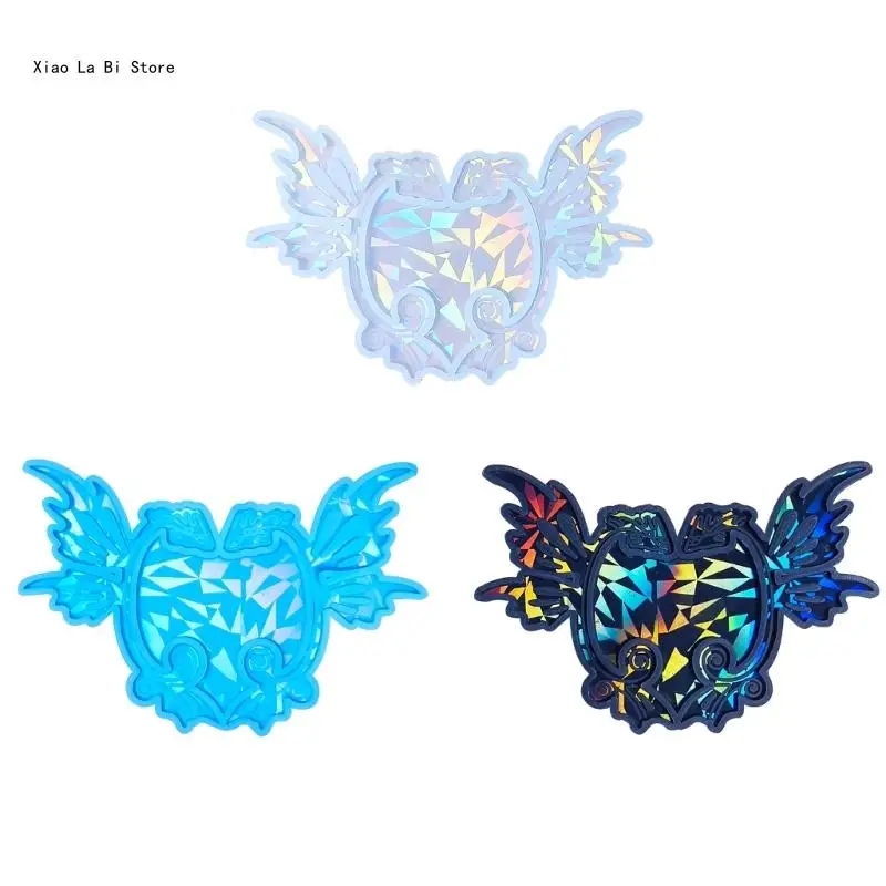 

Dragon Earring Pendant Mold Holographical Silicone Mould Jewelry Making Molds XXFD