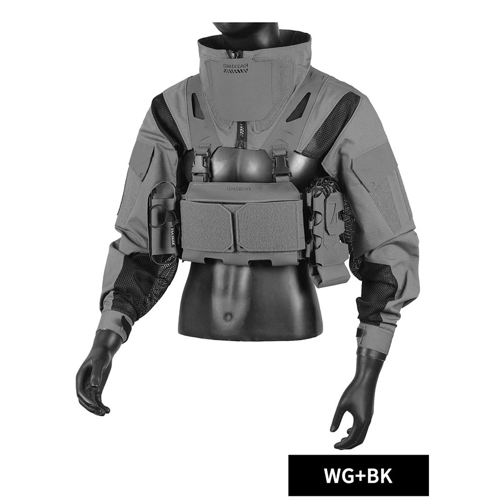 DMgear Uniforme táctico camuflaje manga larga transpirable MOLLE - imagen 4