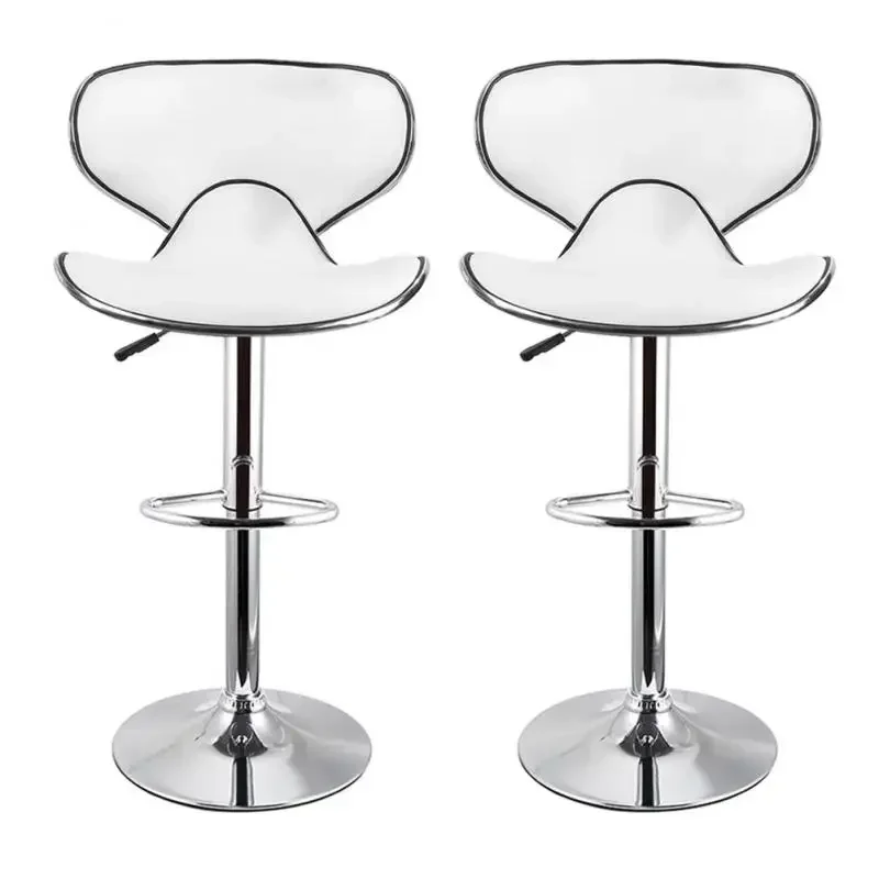 

2 Modern Bar Chairs Dining Room Kitchen Striped Butterfly Chair Adjustable Swivel Bar Stools Kitchen Counter Dining Chairs HWC