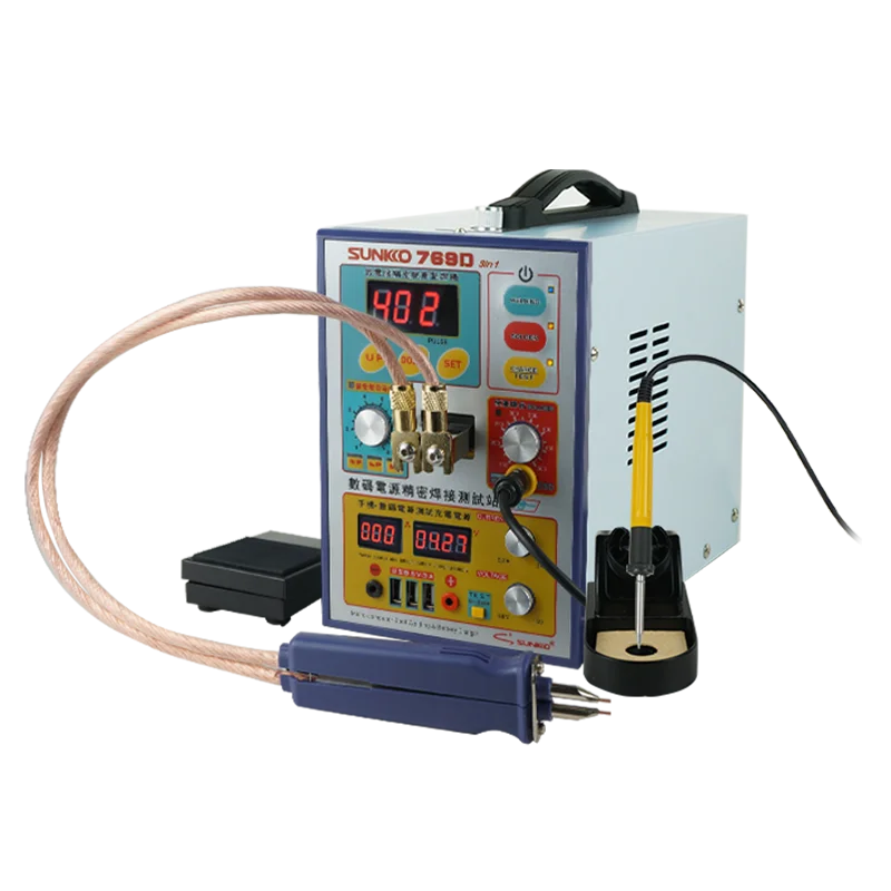 SUNKKO 769D lithium battery spot welding machine power battery pack welding electric with 70B welding pen