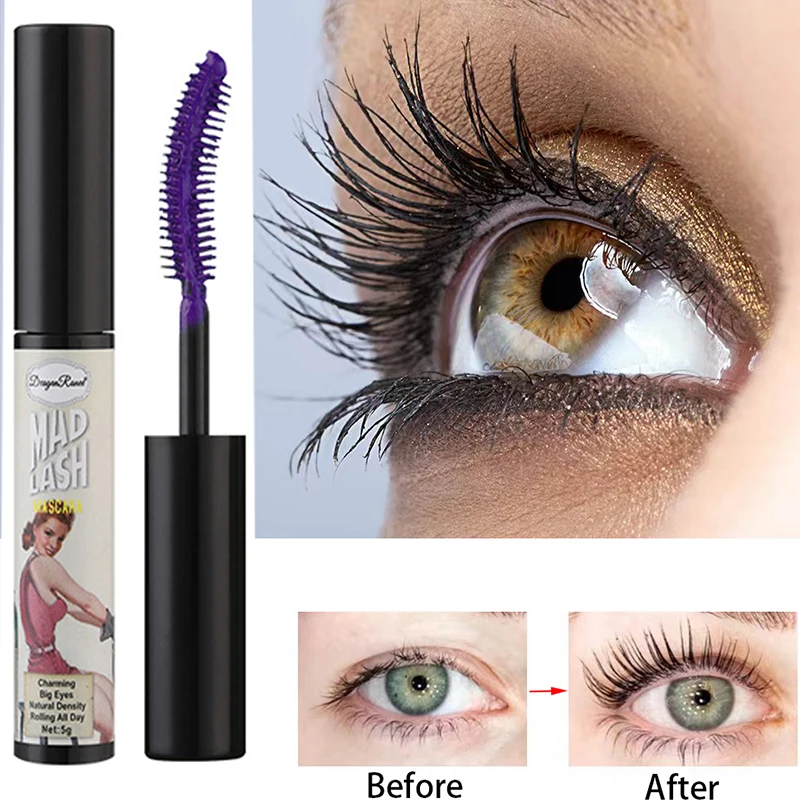 Farbige Mascara natürliche Wimpern Lift Wimpern Seide Verlängerung creme dauerhafte lockige dicke wasserdichte schnell trocknende Frauen Augen kosmetik