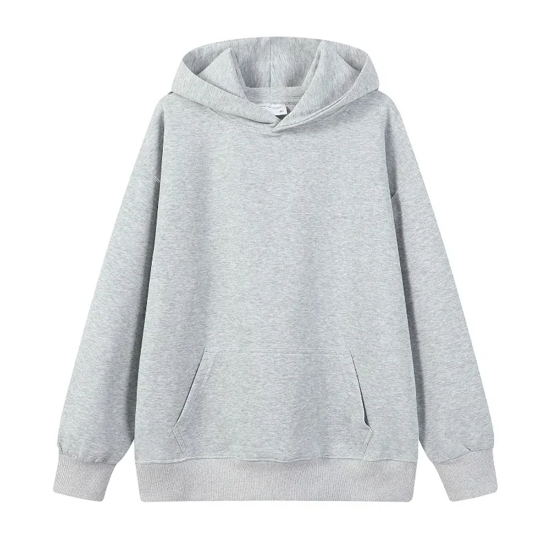 Einfacher lockerer Kapuzenpullover für Erwachsene, Damen und Herren, Basic-Layering-Sweatshirt für Teenager, Partnerlook, kann draußen getragen werden, lässig und vielseitig.