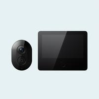 Xiaomi Smart Cat Eye 2 Camera Video Peephole Doorbell 3MP WiFi Wireless HD 180 Wide Nngle Infrared Night Vision for Mi Home APP