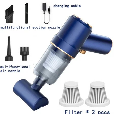 Беспроводной электрический пылесос 2 в 1, ручной сжатый Электрический воздуходувка для клавиатуры ПК, дивана, кондиционера