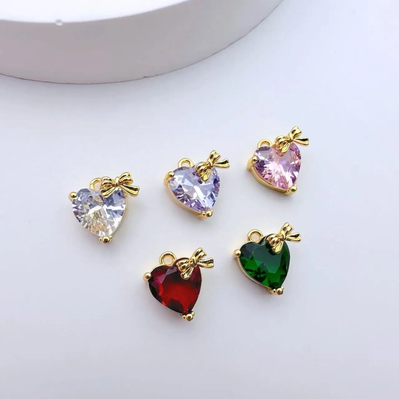 

20 шт./пакет, новый медный позолоченный бант, кулон «сделай сам», браслет, ожерелье, серьги, аксессуары