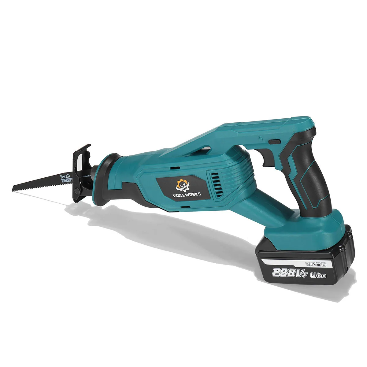 Imagem -02 - Serra Alternativa Elétrica sem Fio Ferramenta para Cortar Metal e Madeira Makita 18v Bateria com Lâminas Bateria Li-ion 1500w 288vf pc Pcs