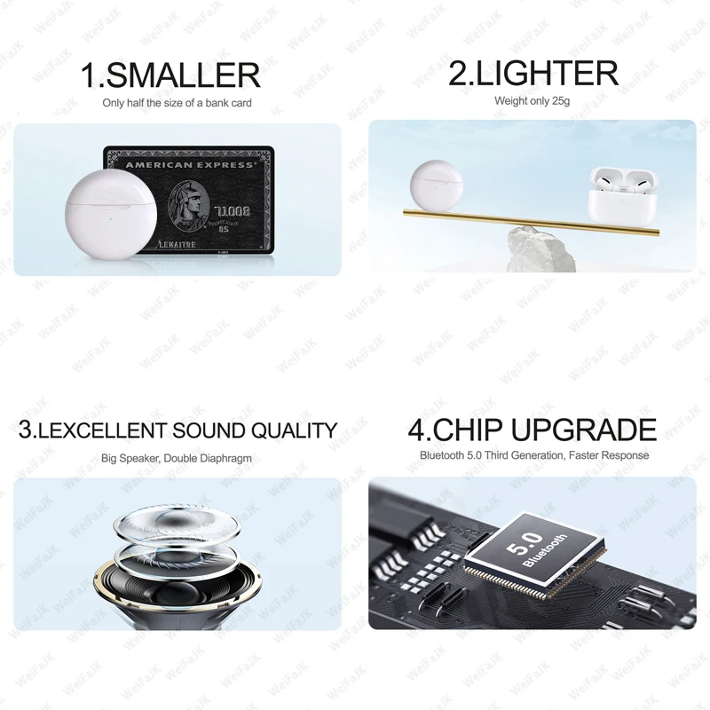 سماعات أذن أبل Airpods Pro 5 TWS Max اللاسلكية سماعات بلوتوث في سماعات الأذن سماعة إلغاء الضوضاء لسماعات أذن iPhone