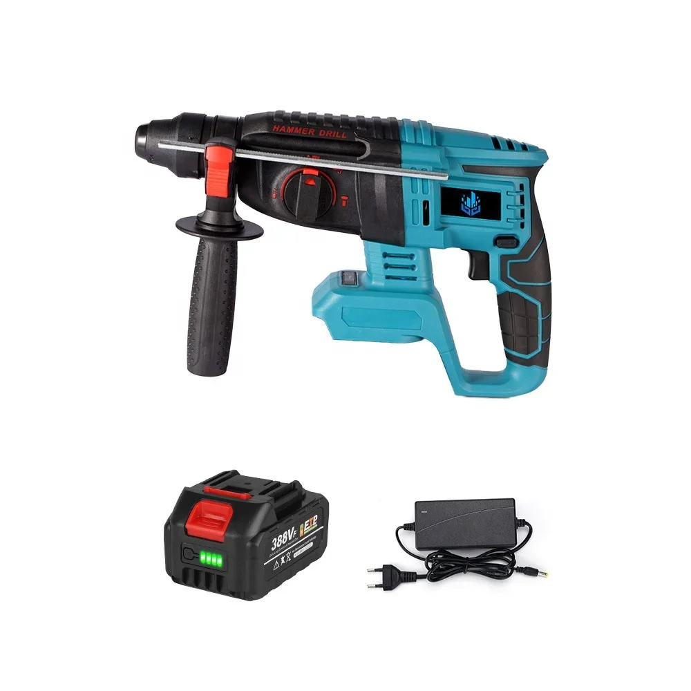 26MM 1680W Brushless Electric Hammer Electric Impact Drill Multi-function Rotary Electric Pick for Makita 18V Battery Power Tool