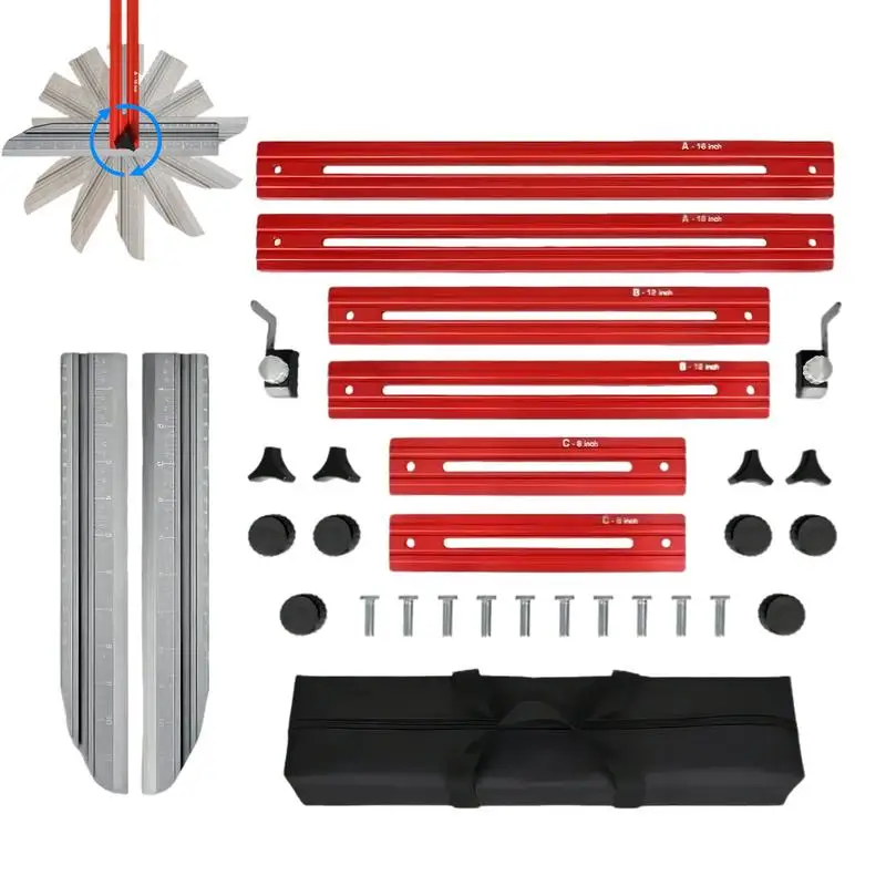 Stair Measuring And Scribe Tool Stair Tread Jig For Accurately Measuring Sturdy Stair Template Measuring Tool For Layout Shelf