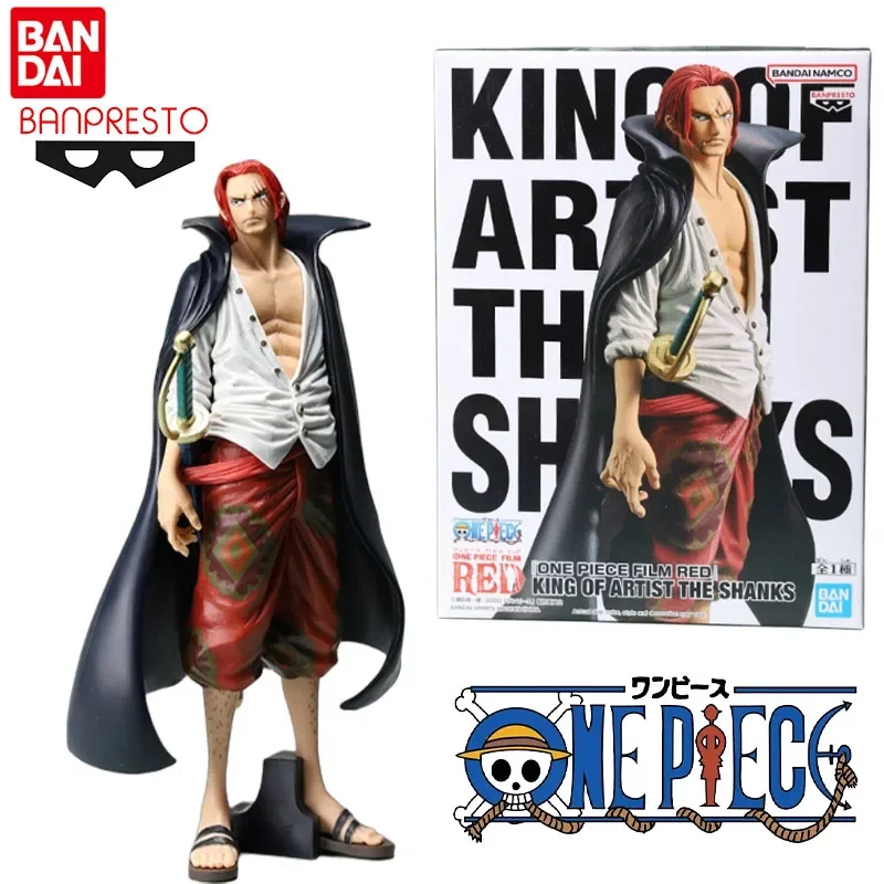 Bandai ของแท้ ONE PIECE อะนิเมะรูป KOA Shanks Action Figure ของเล่นสําหรับชายหญิงคริสต์มาสของขวัญสะสมเครื่องประดับ