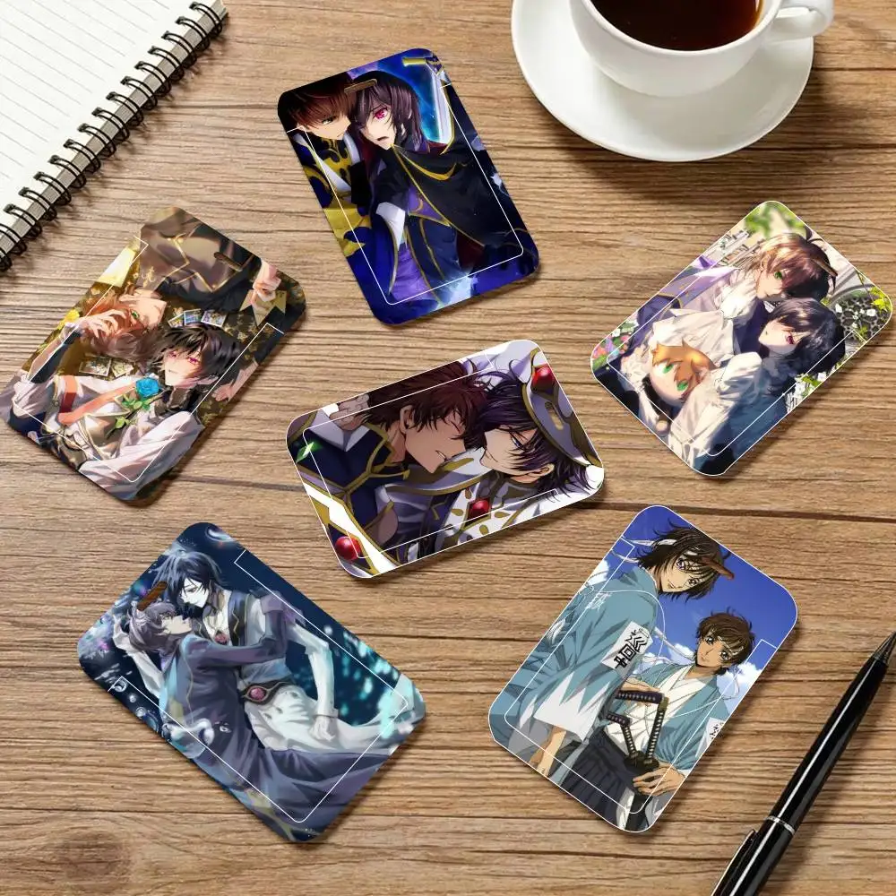 

Suzalulu CODE GEASS Hangyaku No Lelouch: Держатель для ID-карты, шейный ремешок, подвеска, держатель для бейджа, шнурок для ключей, брелок для рабочего пропуска