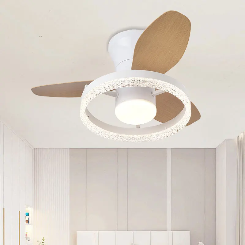 New Invisible FanLight Ceiling Mounted For Living Room Dining Room Bedroom Nordic Electric Fan Lamp Integrated Ceiling Light