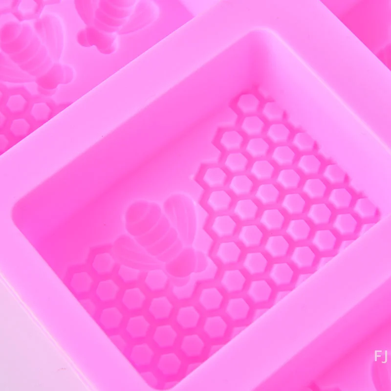 [YU]1pc Honey Bee Silicone Soap Mold diy Handmade Craft 3d Soap Mold