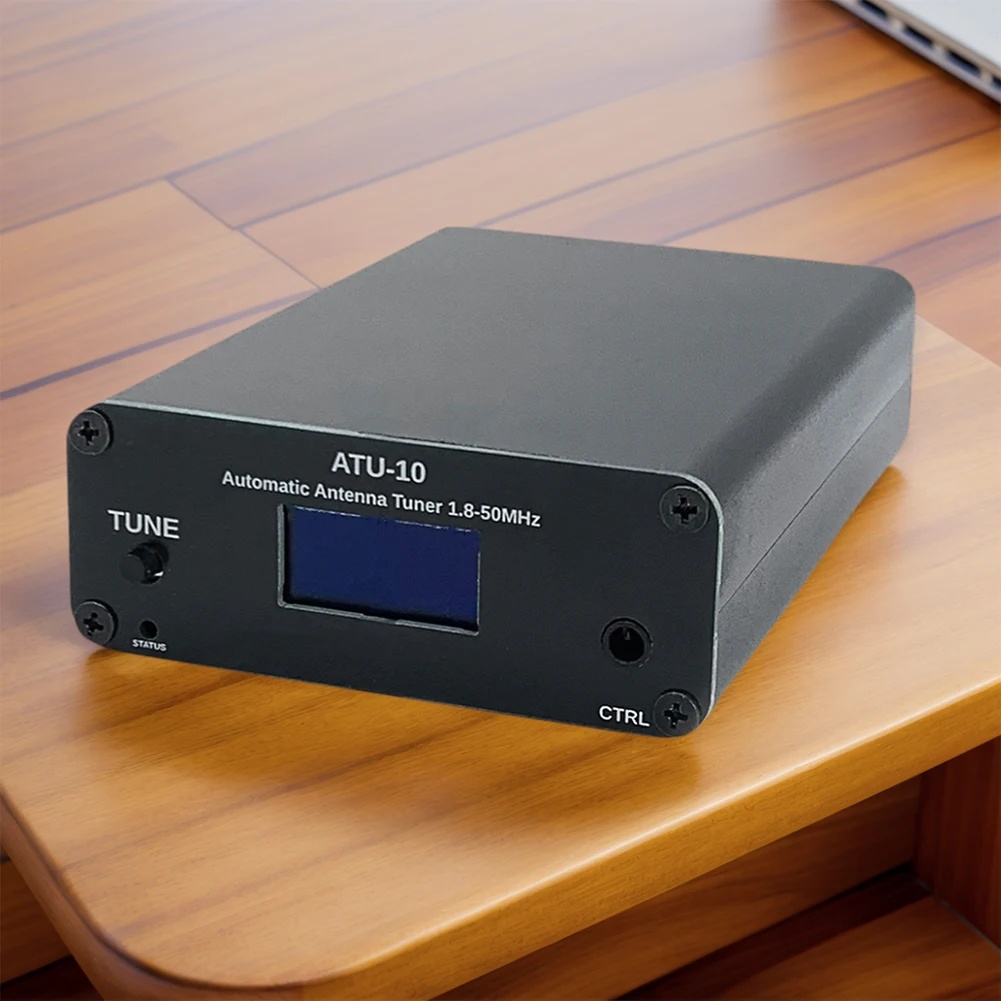 ATU10 QRP Antennetuner 1-15W Antenne Automatische tuner 1,8-50MHz 0,91 inch OLED-display