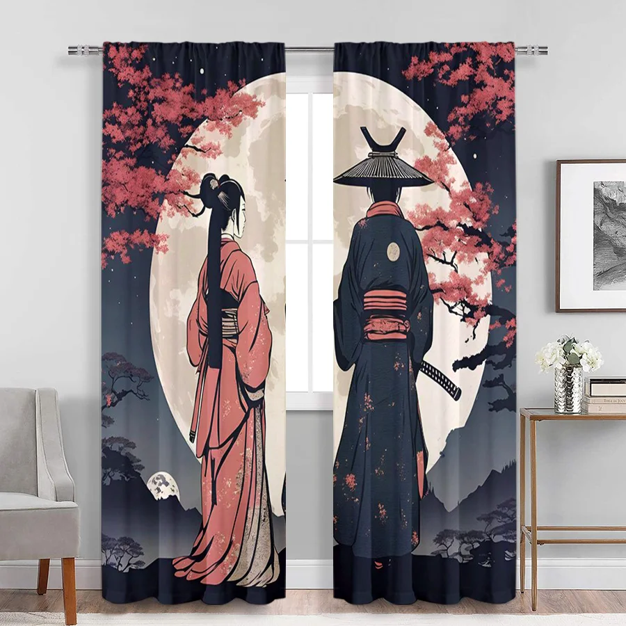 2 sztuki zasłon z nadrukiem cy – Home Decor Under 1000 recenzja i cena