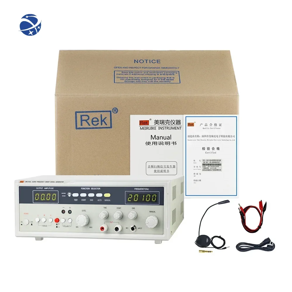 

Audio sweep signal generator RK1316G 0.1Vrms--28.5Vrms(100W) with polar-measureable speaker (headset)