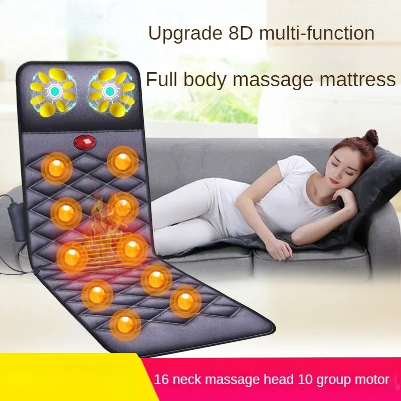 

Massage Mattress Multi-functional Heating Airbag Kneading Vibration Wireless Portable Remote Control Cervical Massager