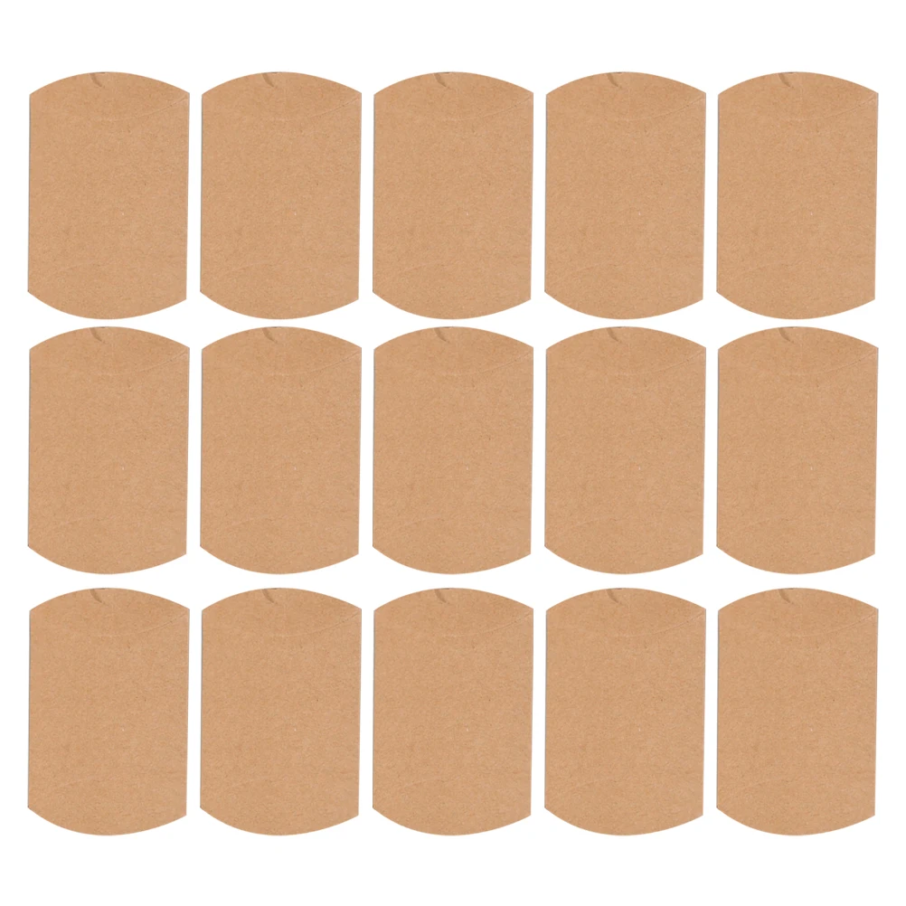 

60pcs Kraft Paper Boxes Gift Containers Practical Long Term Use Party Favor Candy Bags Christmas Birthday Gifts Packaging