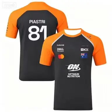 Lando Norris 1 Fahrer Sommermode 3D Schnelltrocknend Atmungsaktives Herren-T-Shirt - Exklusive Rennbekleidung für Fans - Herrenbekleidung 26 – Detail 3