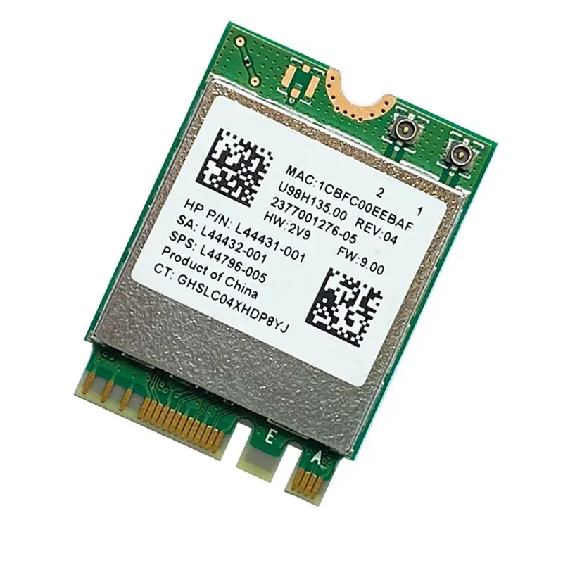 

Беспроводная сетевая карта Ingenious-2X RTL8822CE, двухдиапазонная 2.4G/5G, гигабитный Wi-Fi, Bluetooth 5.0, интерфейс M.2 NGFF, беспроводной модуль Wi-Fi