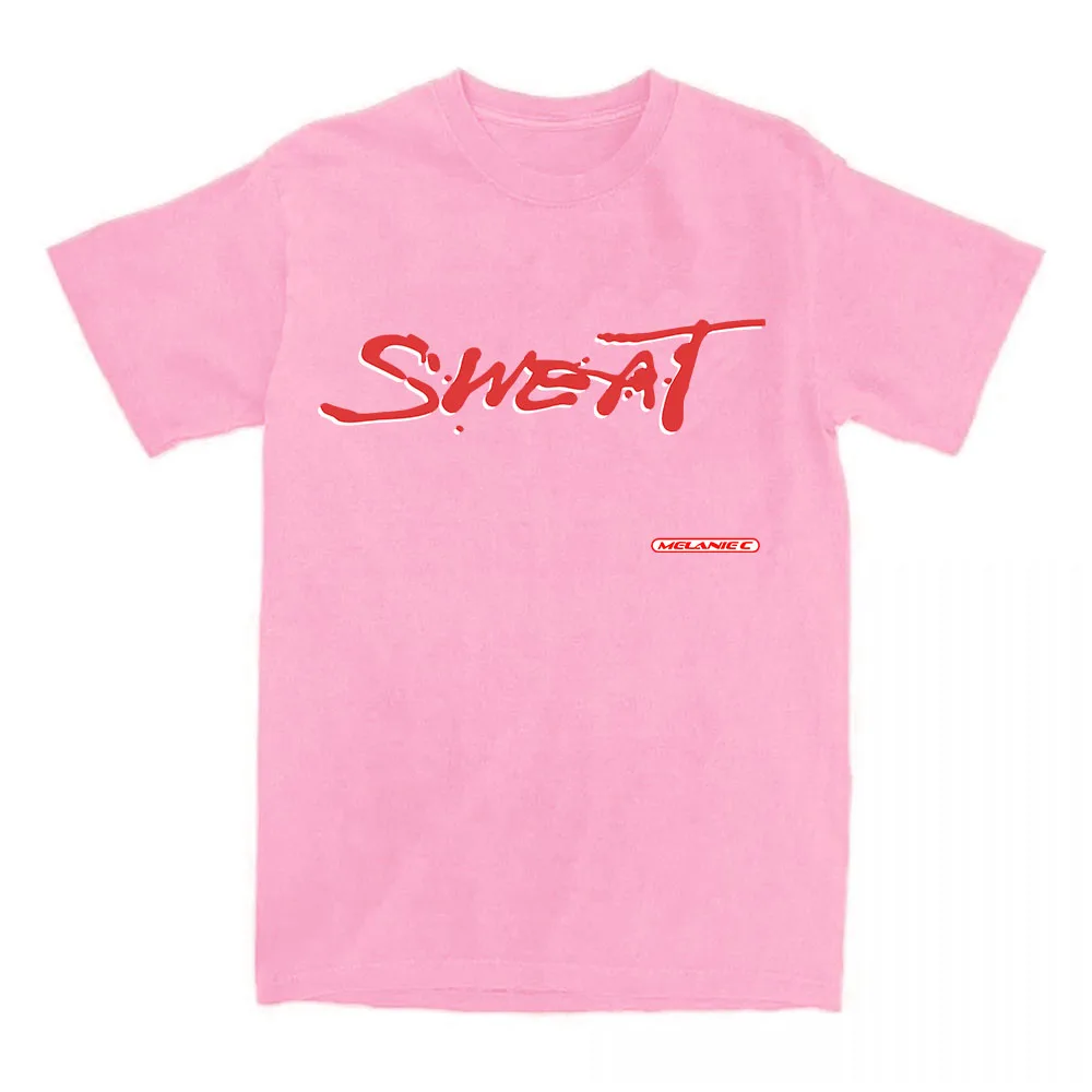 Melanie C Schweiß T-shirts Kurzarm Baumwolle Weibliche T-shirt Unisex Streetwear Oansatz Lose Beiläufige Frauen Männer T Shirt Graphic Tees
