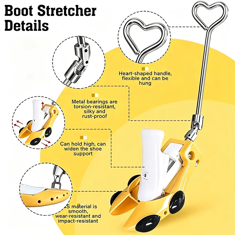 2pcs Boot Stretcher | Boot Stretcher for Cowboy Boots | Shoe Stretcher Wide Feet for Cowboy Boots, Unisex